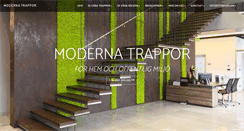 Desktop Screenshot of modernatrappor.se
